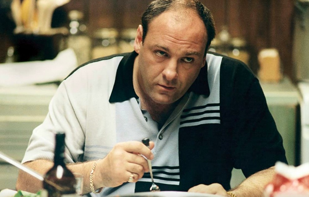 James Gandolfini (1961-2013) em Família Soprano — Foto: Reprodução