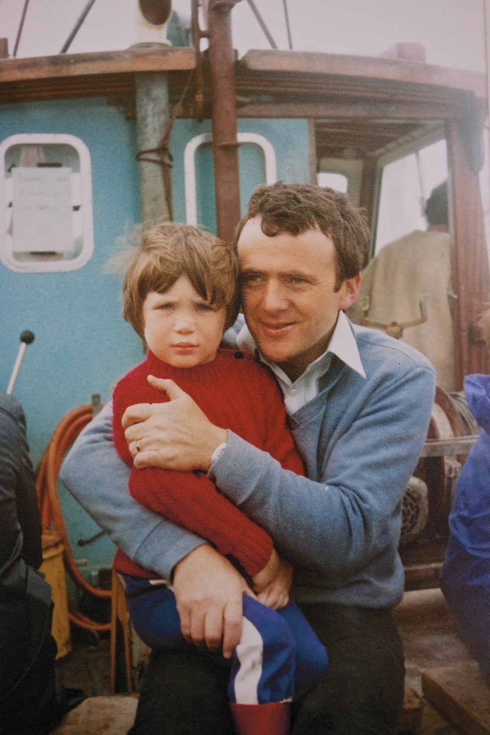 Cillian Murphy com seu pai — Foto: Arquivo Pessoal