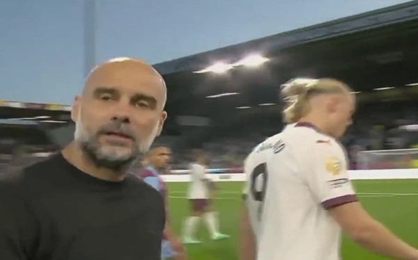Guardiola viraliza ao empurrar câmera que flagrava bronca em craque do ...