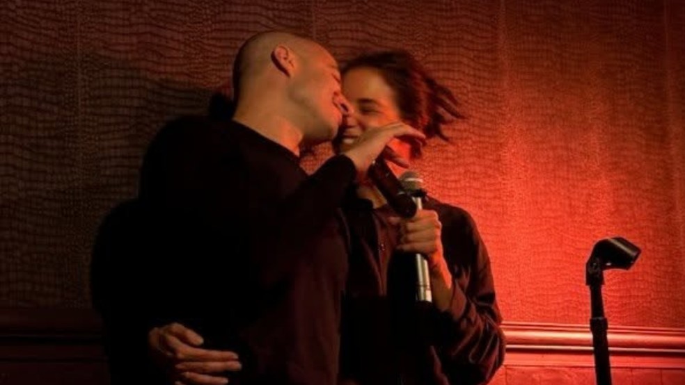 Katie Holmes e o atual namorado, o artista plástico Jason Bard Yarmosky — Foto: Instagram