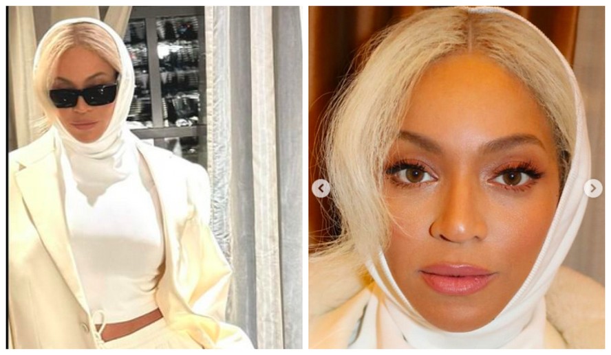 Beyoncé compartilha mais fotos loira após defesa da mãe de críticas ...