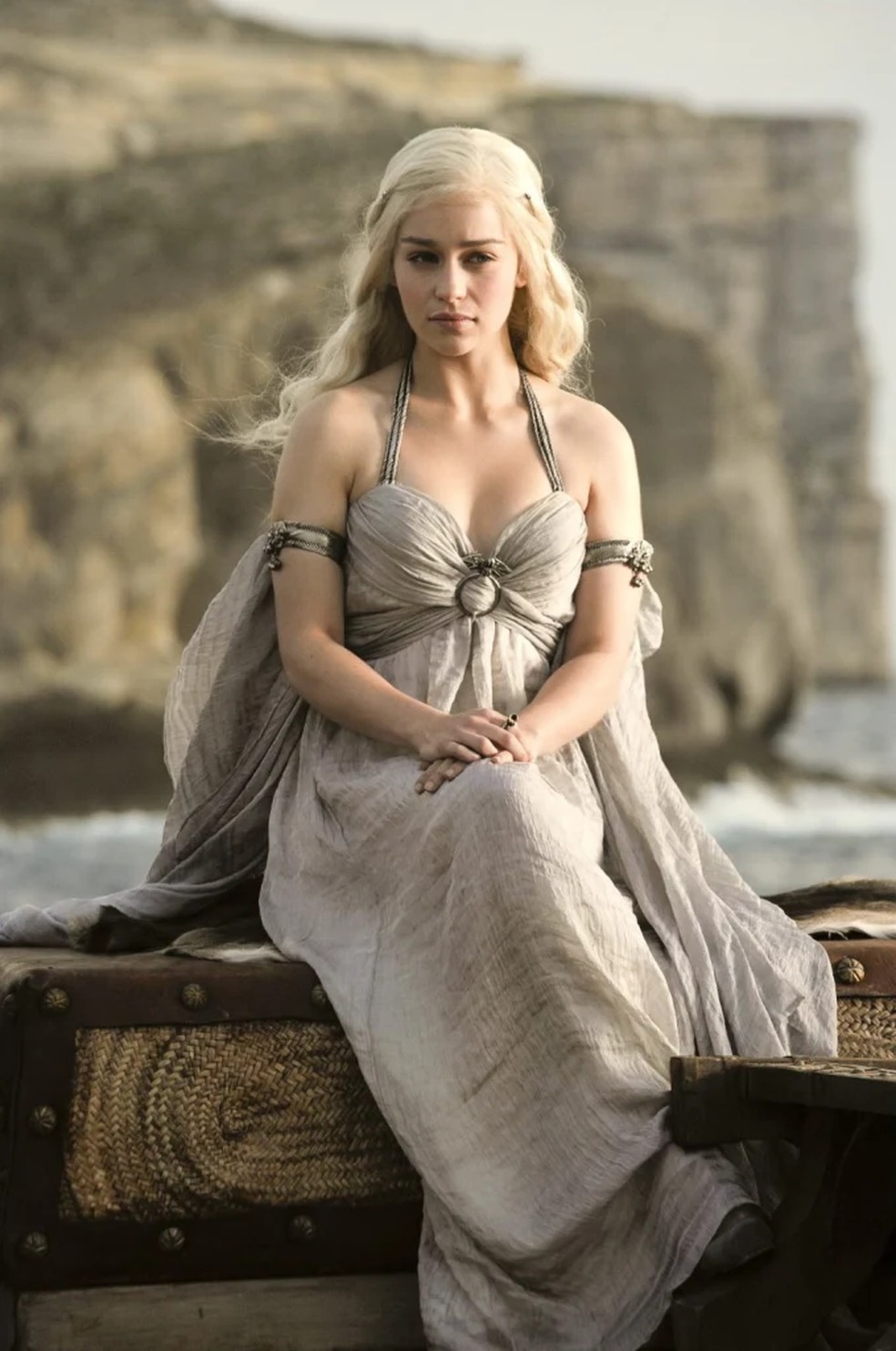 Emilia Clarke como Daenerys Targaryen em 'Game of Thrones'. — Foto: Reprodução | HBO