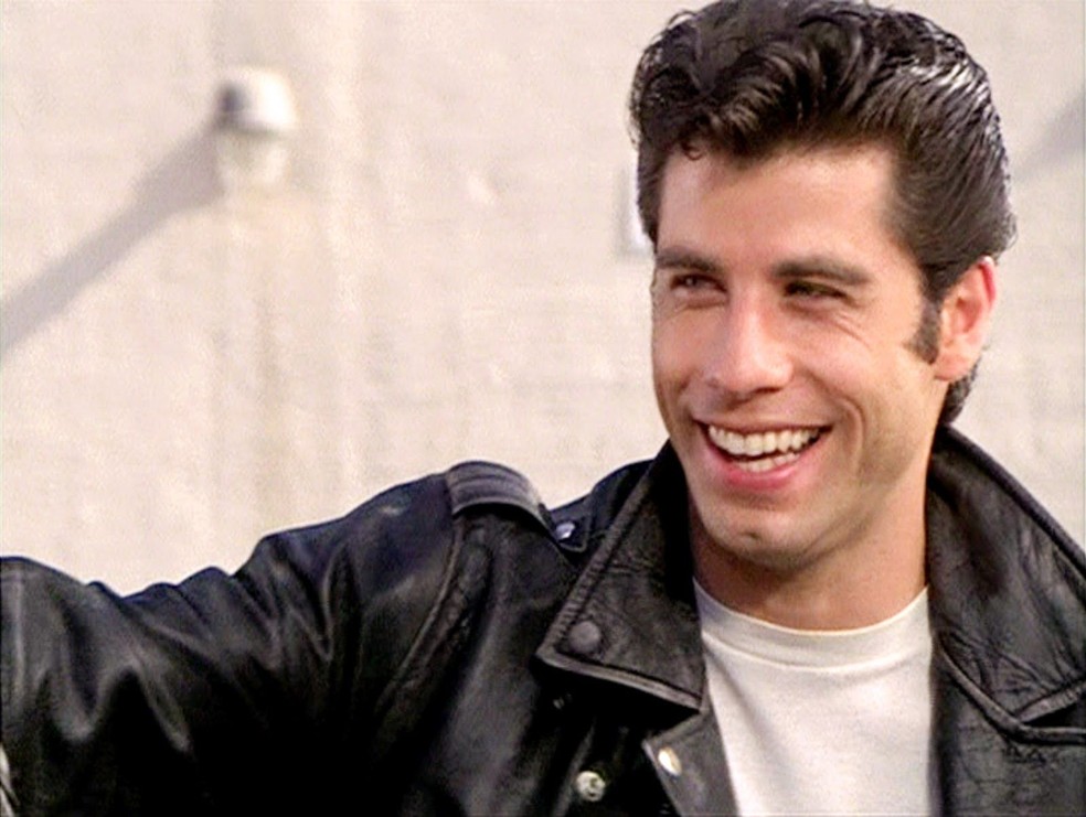 Travolta como Danny de 'Grease' — Foto: Divulgação