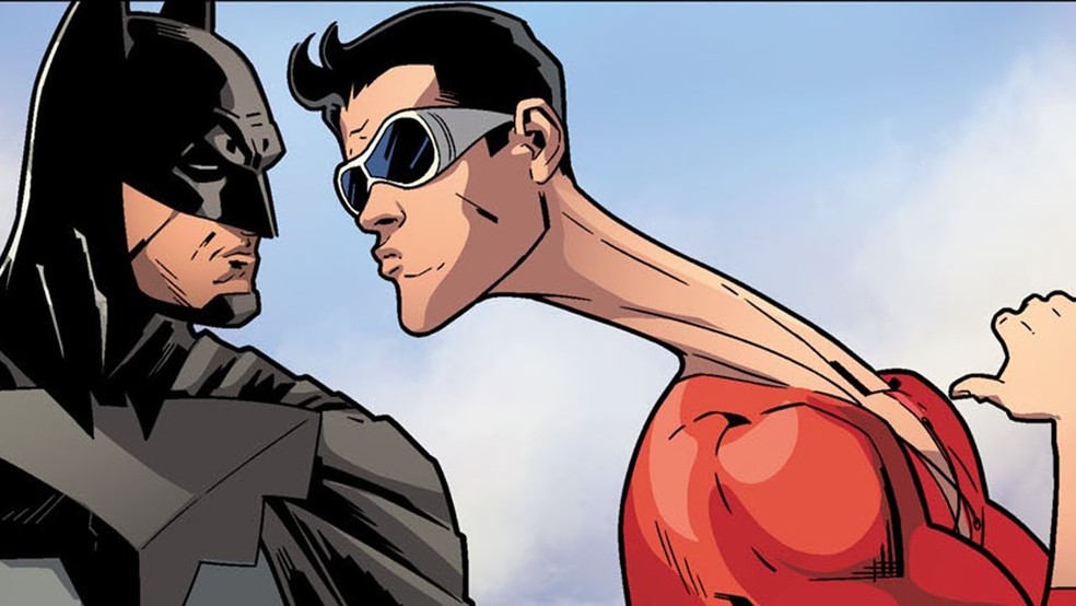 Batman e Homem-Borracha, da DC Comics — Foto: divulgação