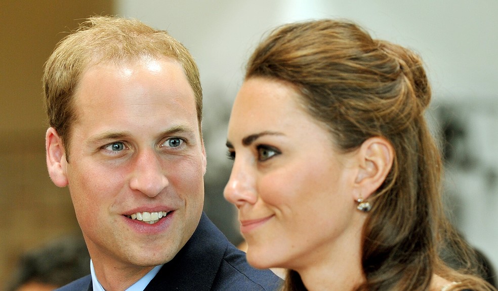 Príncipe William e Kate Middleton, em 2011, ano em que se casaram — Foto: Getty Images