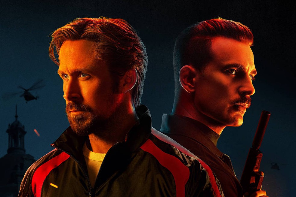 Ryan Gosling e Chris Evans em Agente Oculto (2022) — Foto: divulgação