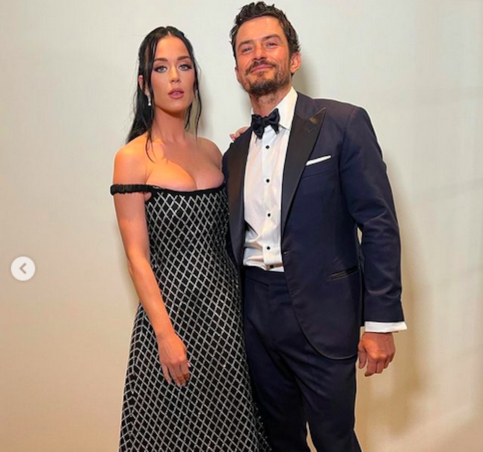 Katy Perry e Orlando Bloom — Foto: Instagram