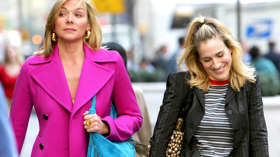 Kim Cattrall e Sarah Jessica Parker em Sex and the City — Foto: Instagram