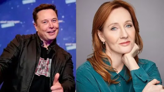 Elon Musk, dono do X, pede que autora de Harry Potter pare de falar sobre pessoas trans na rede social apesar de 'concordar' com ela