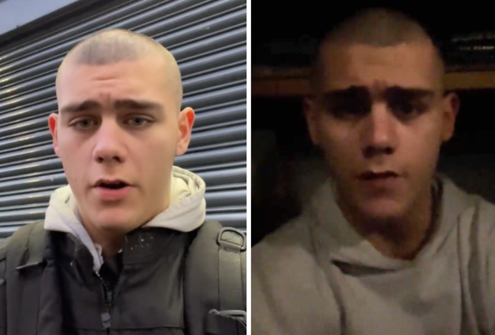 Jack Veal em depoimento nos videos - Reprodução/TikTok