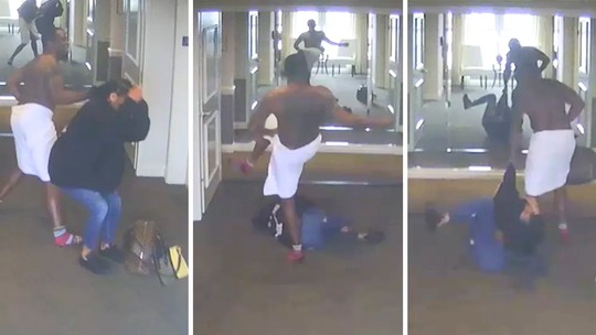 Vídeo perturbador mostra rapper Diddy espancando sua então namorada em corredor de hotel 