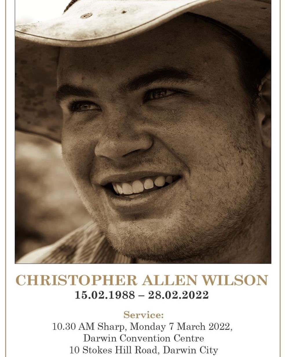 Matt Wright lamenta a morte de seu companheiro Chris “Willow” Wilson — Foto: reprodução/Instagram