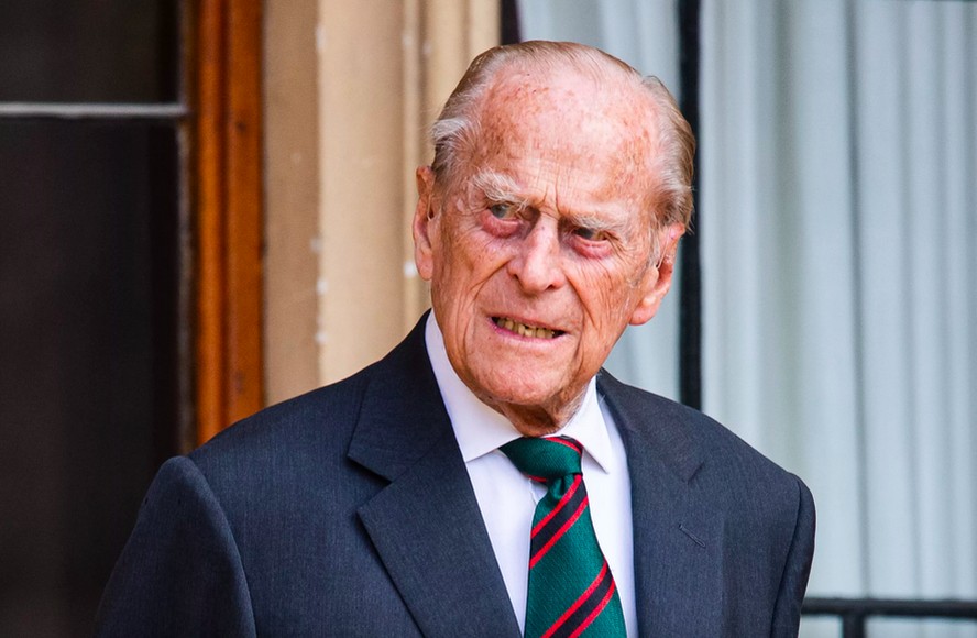 O Príncipe Philip (1921-2021), marido da Rainha Elizabeth II (1926-2022)