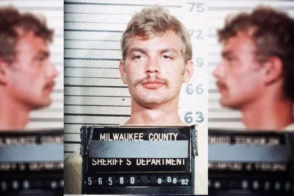 O serial Killer Jeffrey Dahmer (Foto: Departamento de Polícia de Milwaukee) — Foto: Monet