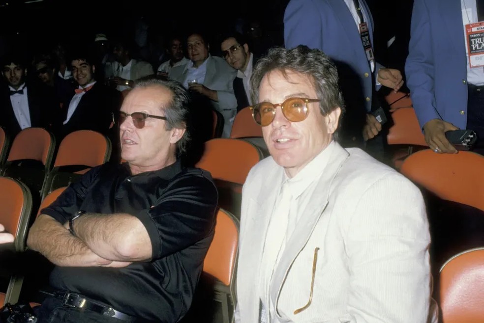 Jack Nicholson e Warren Beatty. — Foto: GettyImages