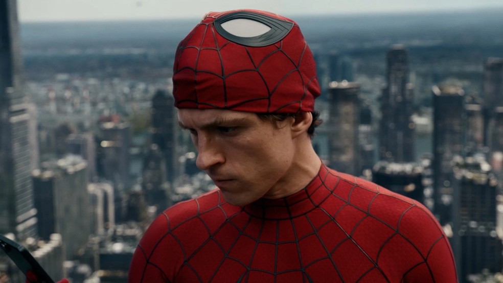 Tom Holland em 'Homem-Aranha: Um Novo Dia' — Foto: divulgação