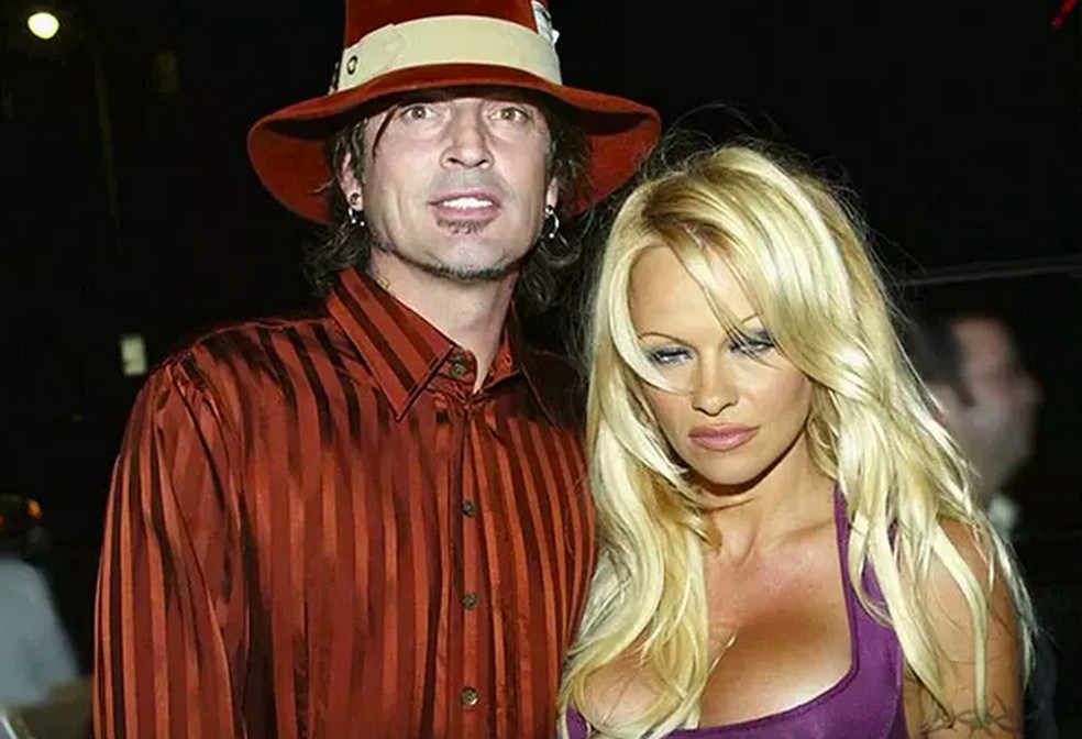 Tommy Lee e Pamela Anderson — Foto: Getty Images