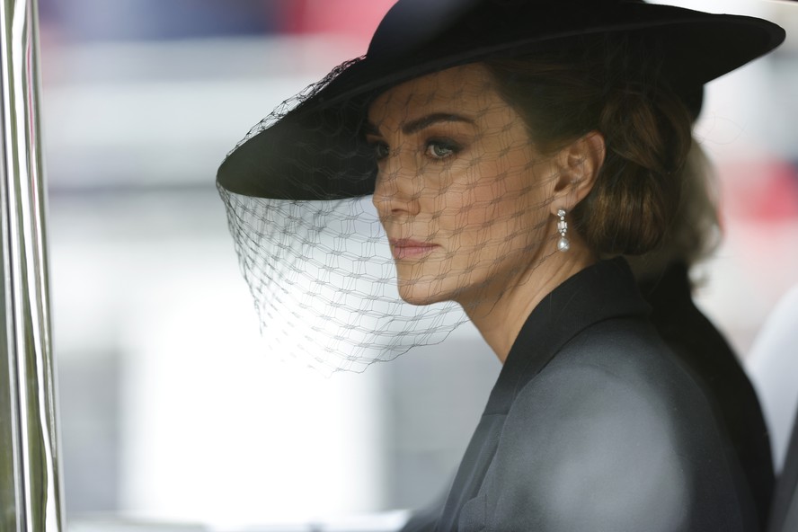 A Princesa Kate Middleton no funeral da Rainha Elizabeth II (1926-2022)