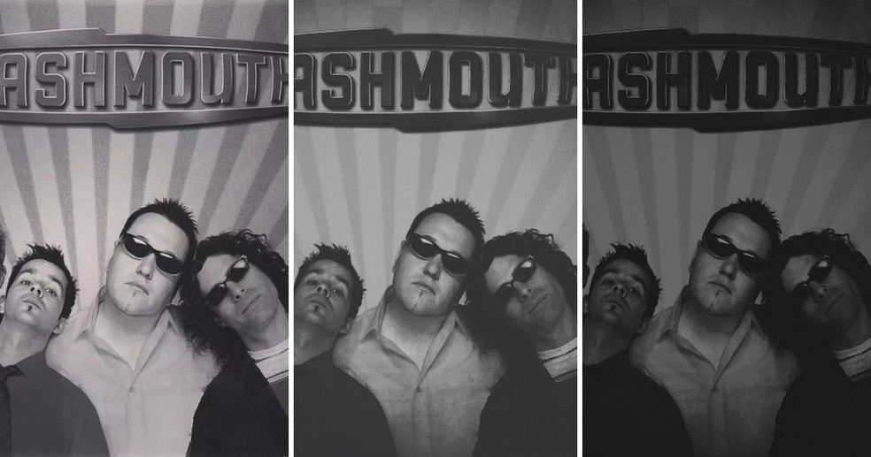 Posts feitos pela banda Smashmouth mostra capa de disco se 'apagando' — Foto: reprodução/instagram