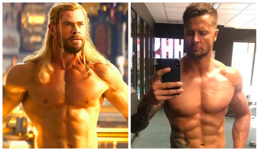 Dublê revela luta para acompanhar físico de Chris Hemsworth em