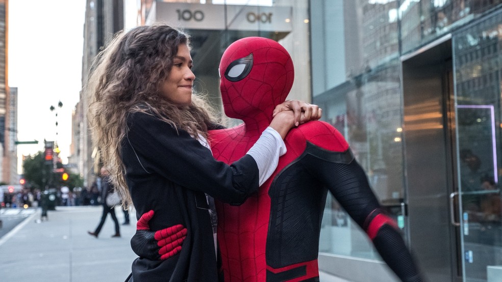 Tom Holland e Zendaya em 'Homem-Aranha: Longe de Casa' — Foto: Divulgação