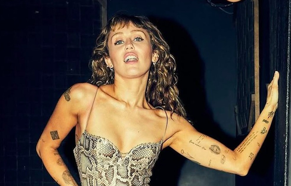 A cantora Miley Cyrus — Foto: Reprodução