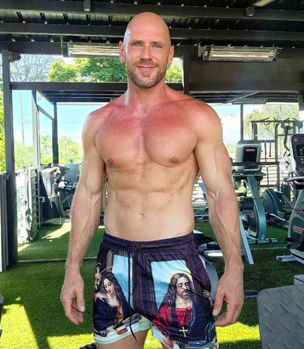 O ator pornô Johnny Sins foi alvo de boatos envolvendo o personagem Lex Luthor — Foto: Instagram