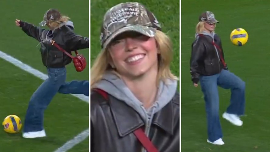 Sydney Sweeney Mostra Controle De Bola E Muita Habilidade No Futebol Em 