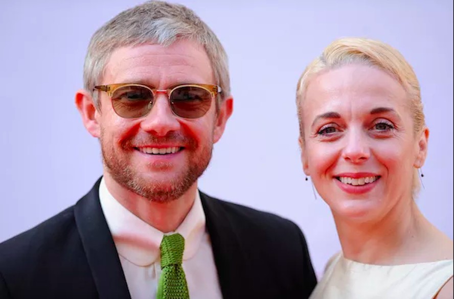 Amanda Abbington e Martin Freeman