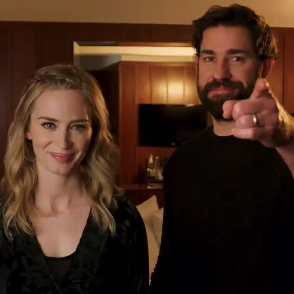 Fala de John Krasinski para esposa Emily Blunt no Globo de Ouro ...