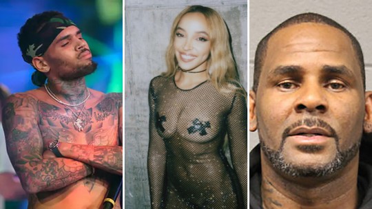 Cantora se diz 'envergonhada' após músicas em parceria com Chris Brown e R. Kelly, condenados por agressão e crimes sexuais