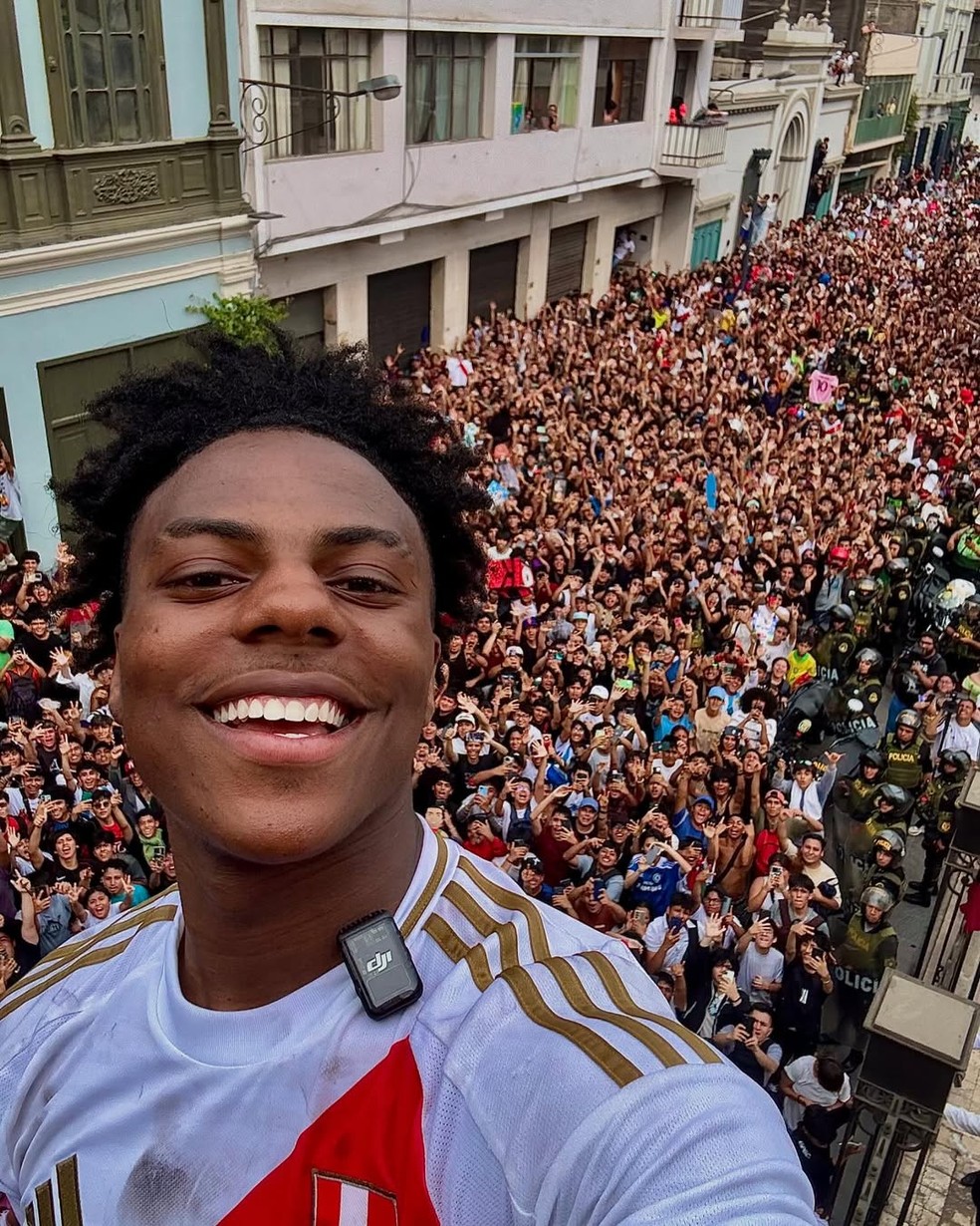 O streamer norte-americano IShowSpeed — Foto: Reprodução/Instagram