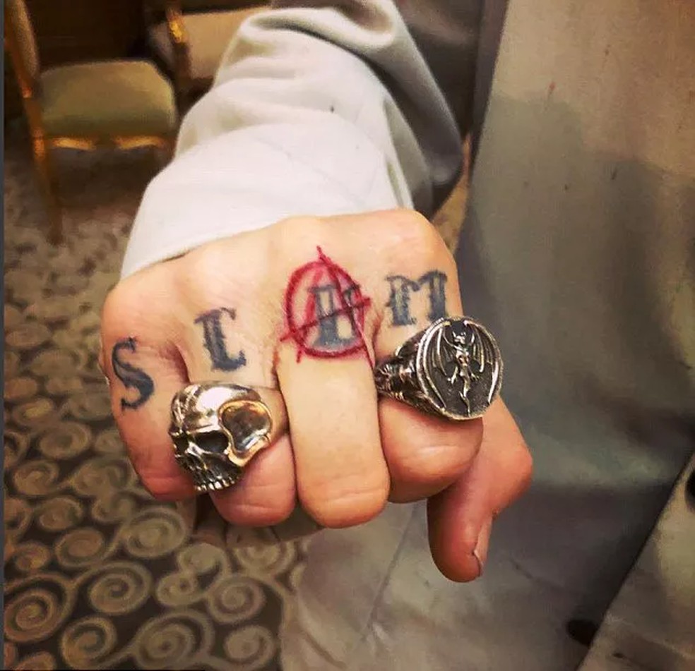 Tatuagem de Johnny Depp — Foto: Instagram