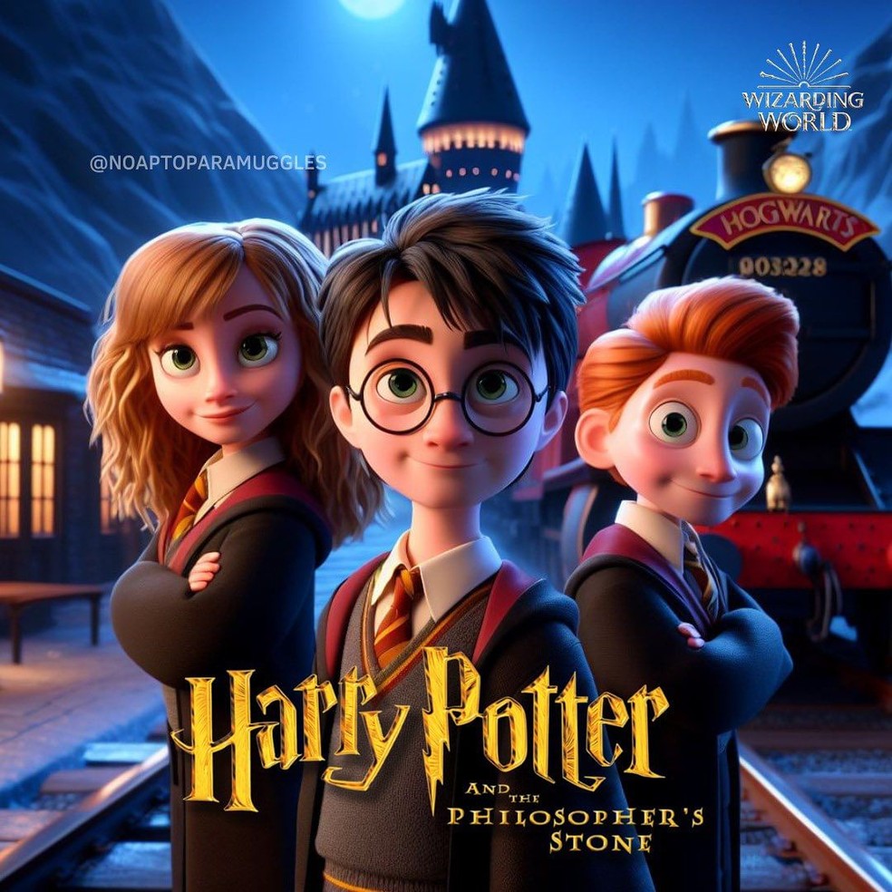 Harry Potter Desenho Animado
