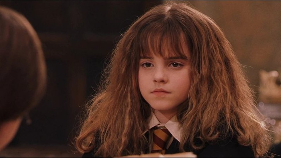 Emma Watson como Hermione na franquia Harry Potter — Foto: Divulgação