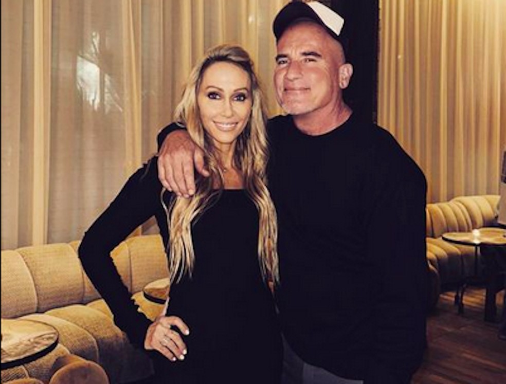 A empresária Tish Cyrus e o ator Dominic Purcell — Foto: Instagram