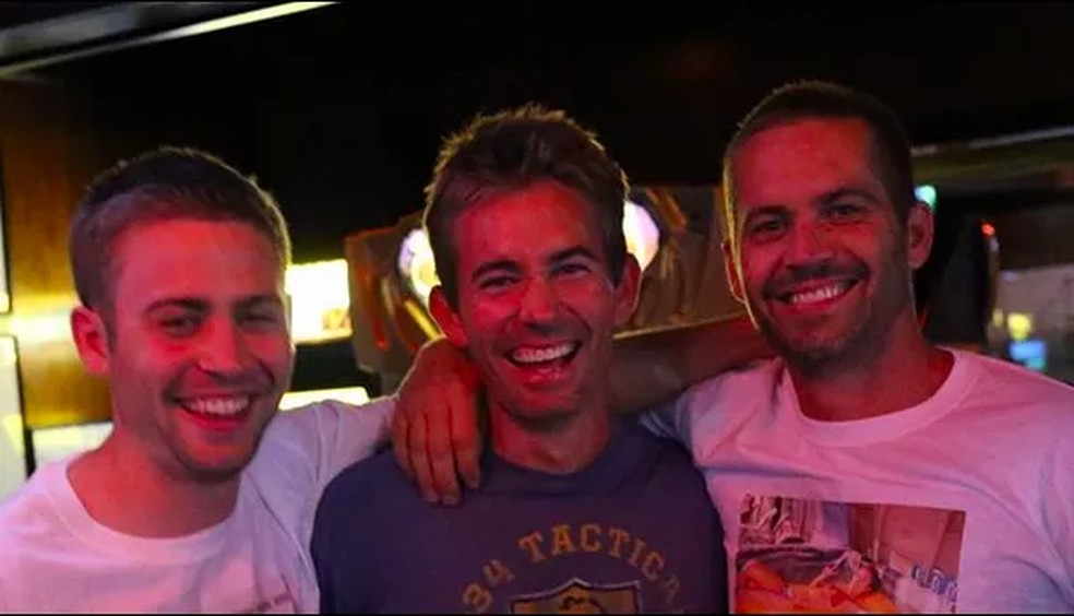 Os irmãos de Paul Walker (1973-2013), Cody Walker e Caleb Walker — Foto: Instagram