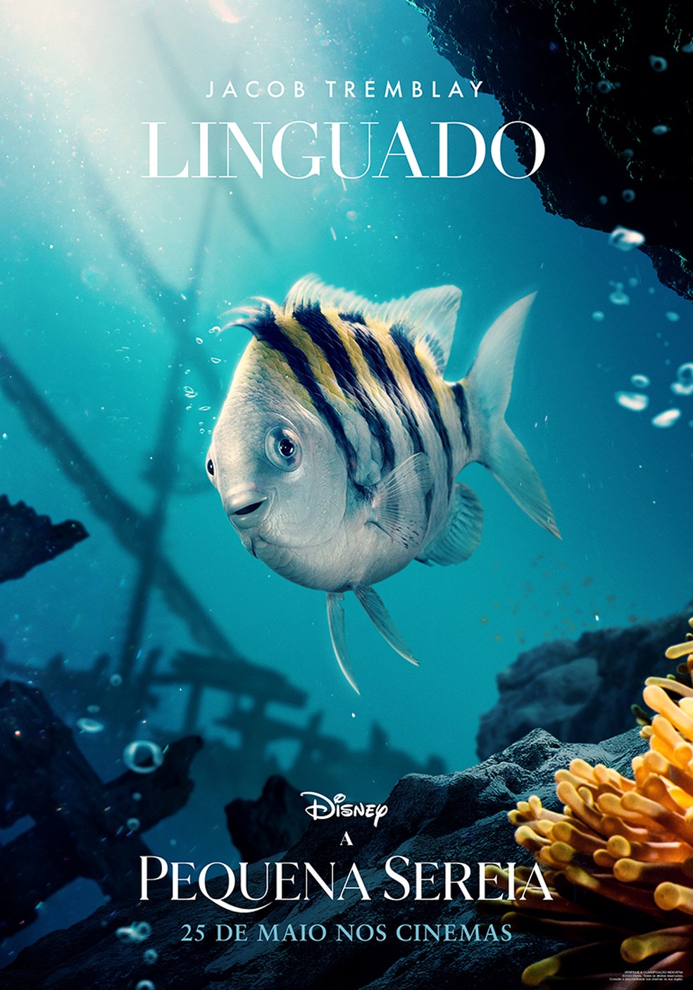 Fãs da Disney protestam contra 'magreza extrema' de peixe em versão liveaction de 'A Pequena