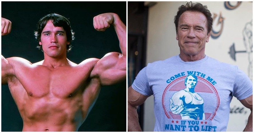 Antes e depois de Arnold Schwarzenegger