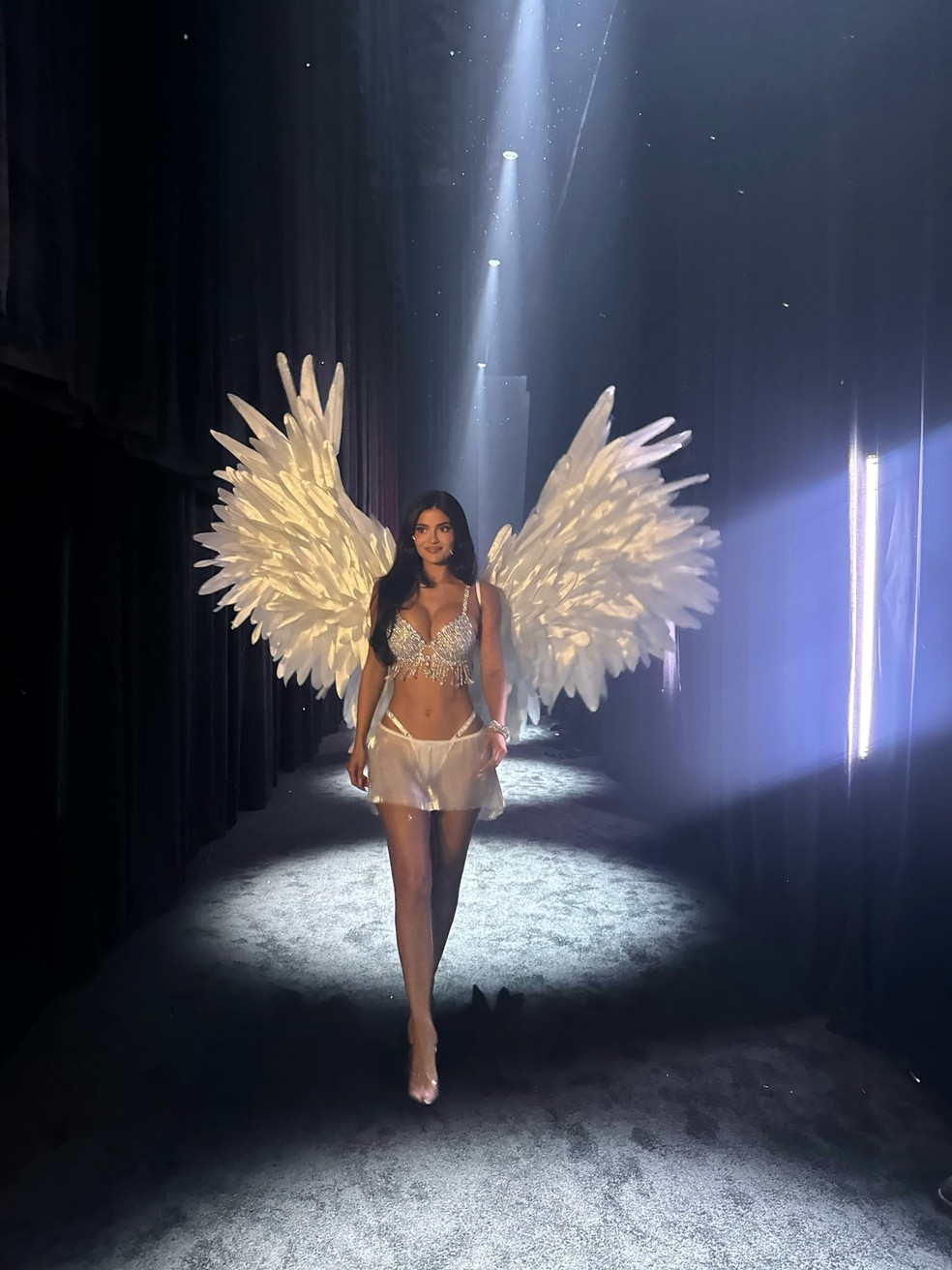 Kylie Jenner no Victoria's Secret Fashion Show — Foto: reprodução/Instagram