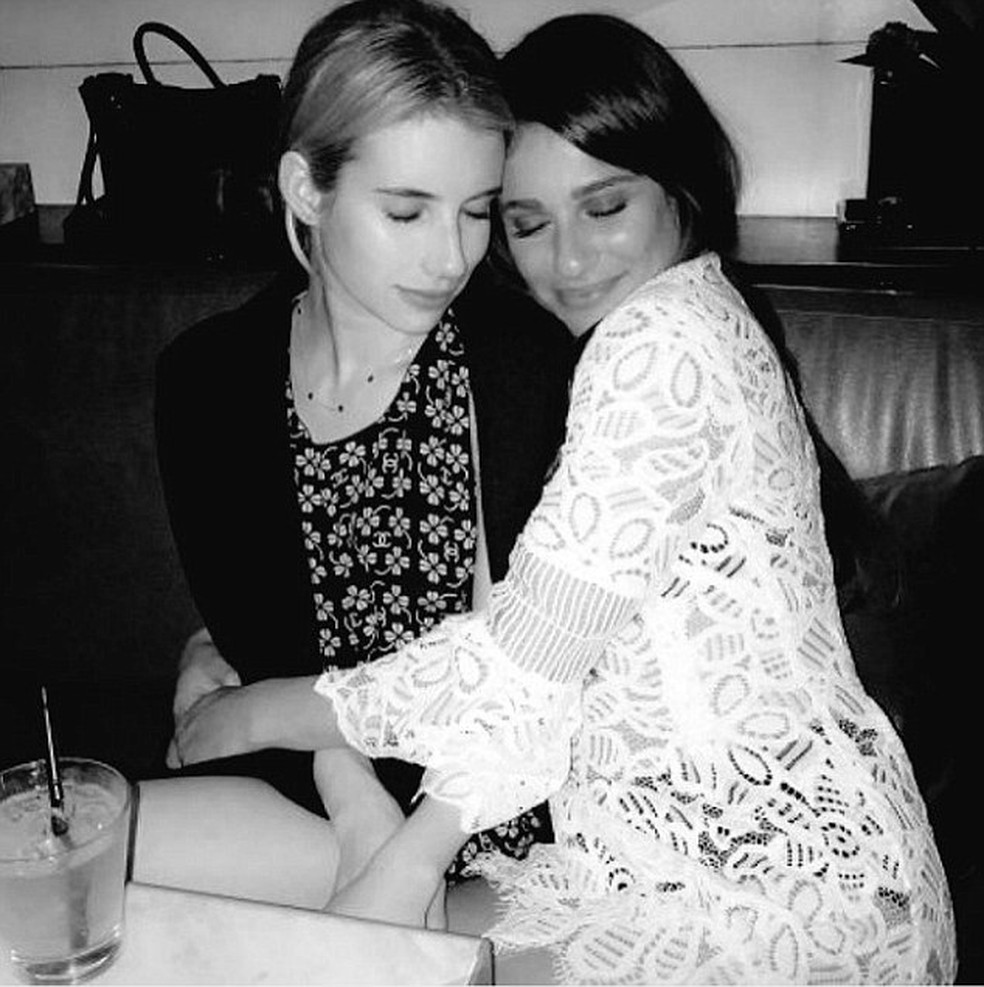 Emma Roberts e Lea Michele — Foto: Instagram