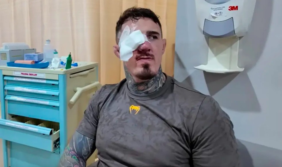 Tom Aspinall no v&iacute;deo compartilhado no YouTube sobre seu diagn&oacute;stico &mdash; Foto: Reprodu&ccedil;&atilde;o