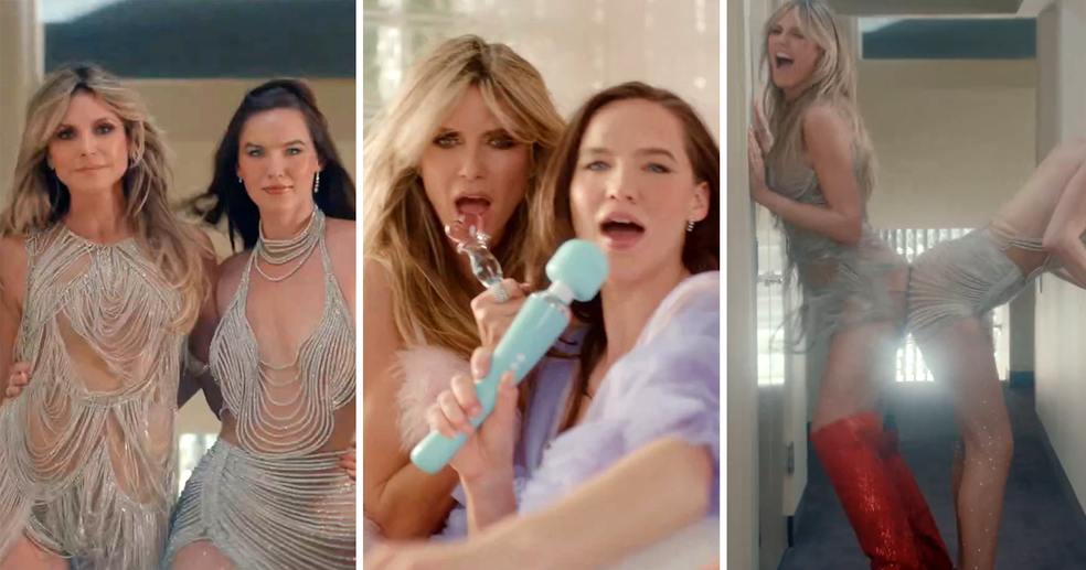 heidi klum sex toys Heidi Klum troca microfone por sex toys em videoclipe quentíssimo de banda  alemã