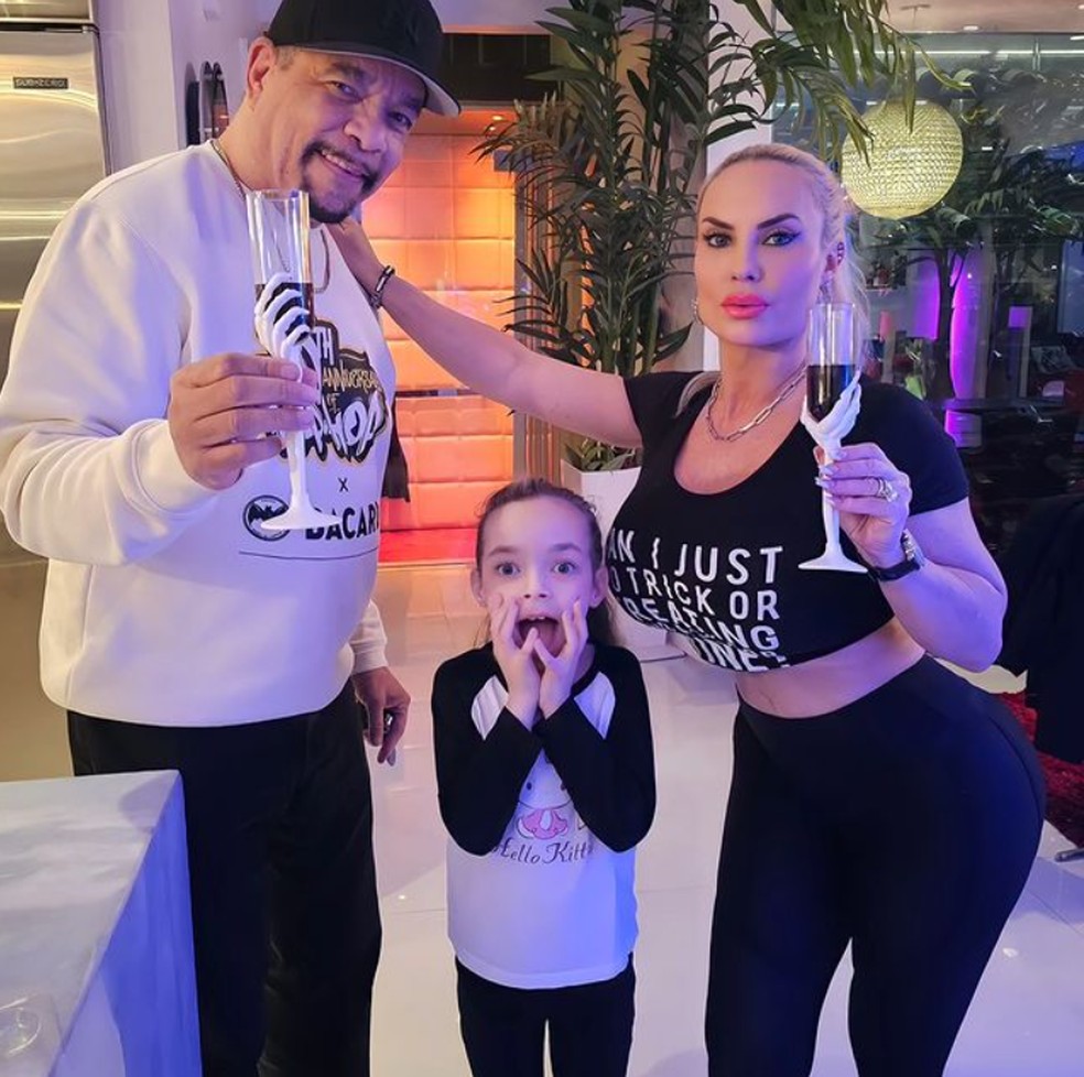 Ice-T e Coco Austin com a filha — Foto: Reprodução/Instagram