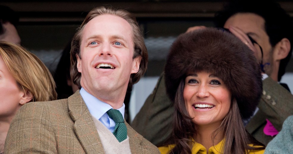 Tom Kingston e Pippa Middleton, irmã de Kate Middleton — Foto: Getty Images