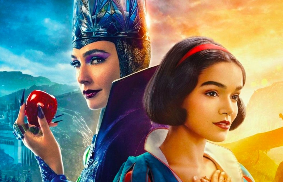 Gal Gadot e Rachel Zegler em material de divulgação de Branca de Neve (2025) — Foto: Reprodução