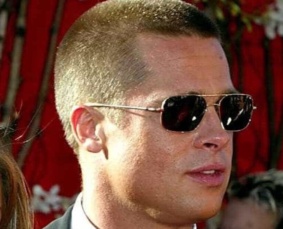 Brad Pitt no começo dos anos 2000 — Foto: Getty Images