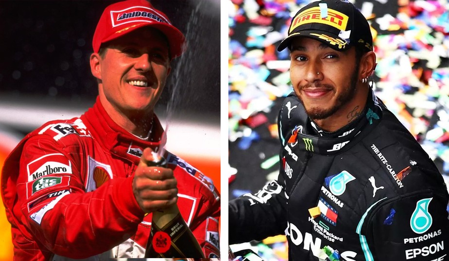 Michael Schumacher e Lewis Hamilton