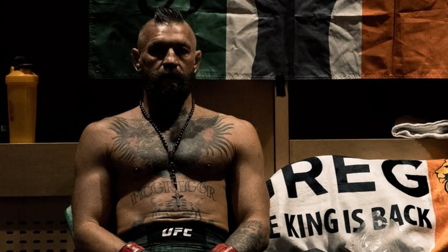 Conor McGregor nos bastidores da sua frustrada luta de retorno no UFC