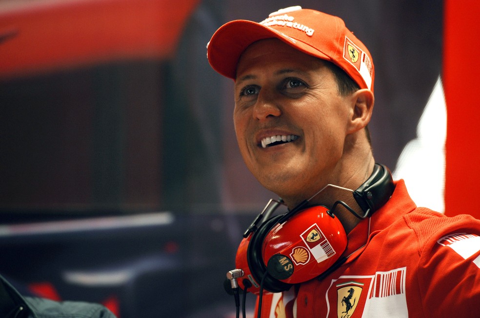 Michael Schumacher em foto de 2008 — Foto: Getty Images